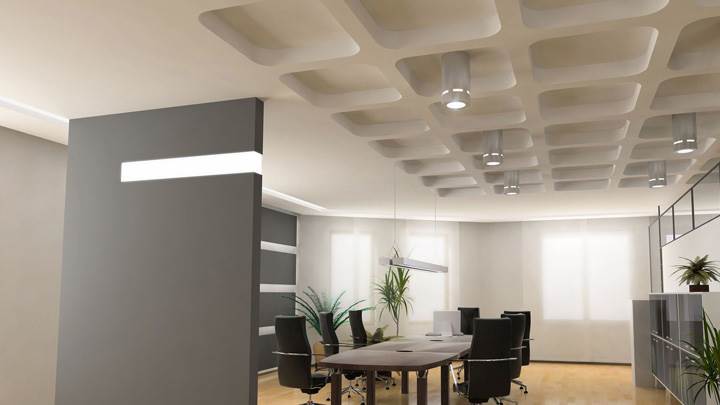 White And Grey Background In Meeting Place